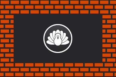Cold Turkey icon surrounded by bricks